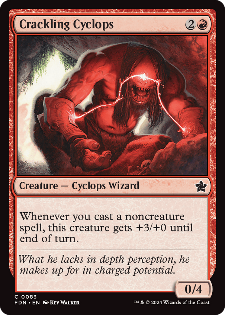 Crackling Cyclops [Foundations] | Cards and Coasters CA