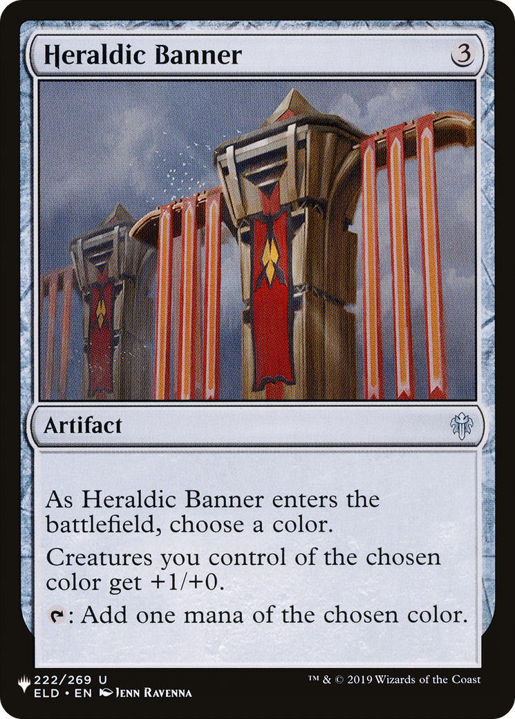 Heraldic Banner [The List] | Cards and Coasters CA