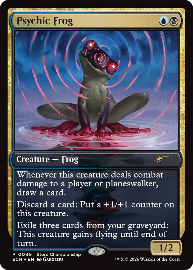 Psychic Frog [Store Championships 2026] | Cards and Coasters CA