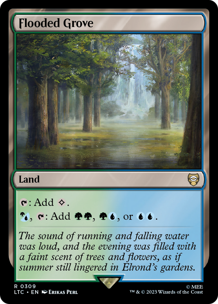 Flooded Grove [The Lord of the Rings: Tales of Middle-Earth Commander] | Cards and Coasters CA