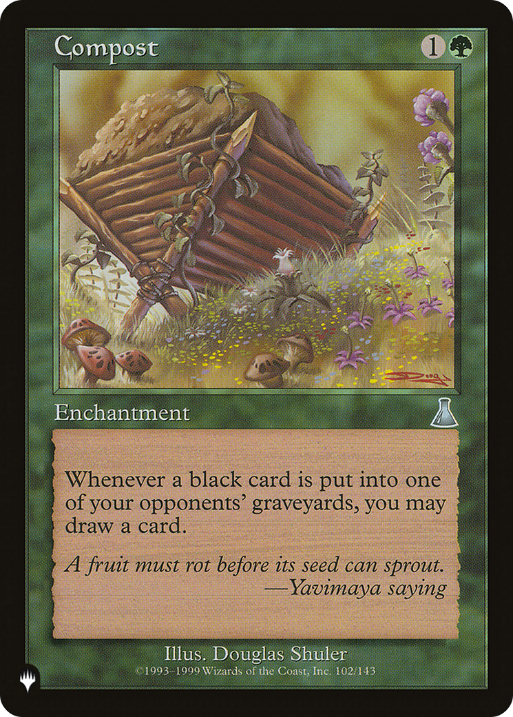 Compost [The List Reprints] | Cards and Coasters CA