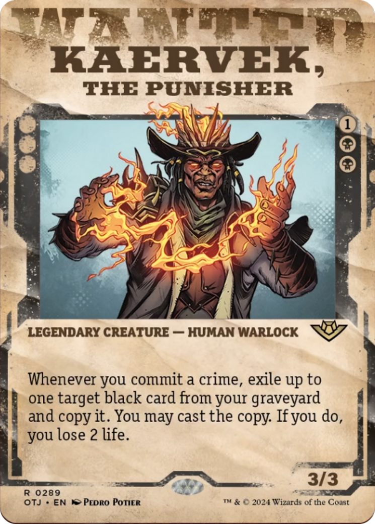 Kaervek, the Punisher (Showcase) [Outlaws of Thunder Junction] | Cards and Coasters CA