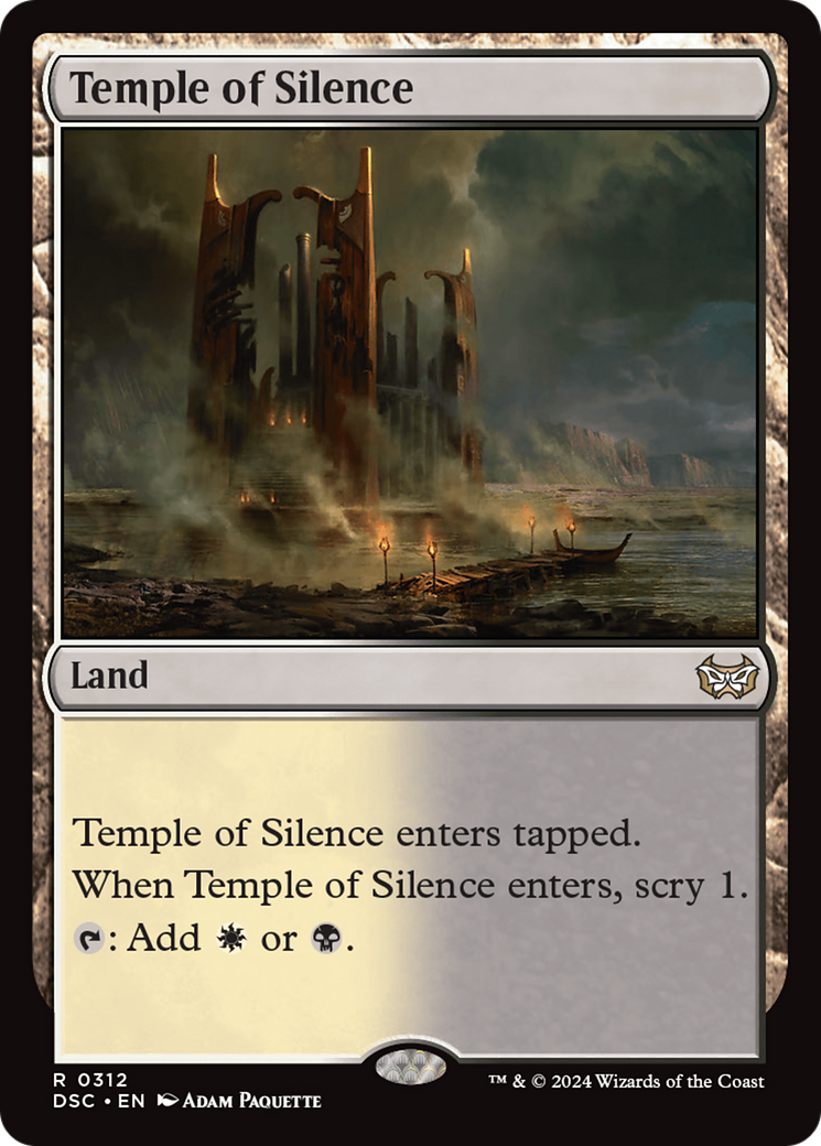 Temple of Silence [Duskmourn: House of Horror Commander] | Cards and Coasters CA