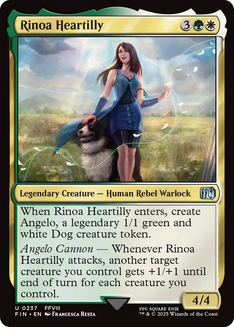 Rinoa Heartilly [FINAL FANTASY] | Cards and Coasters CA