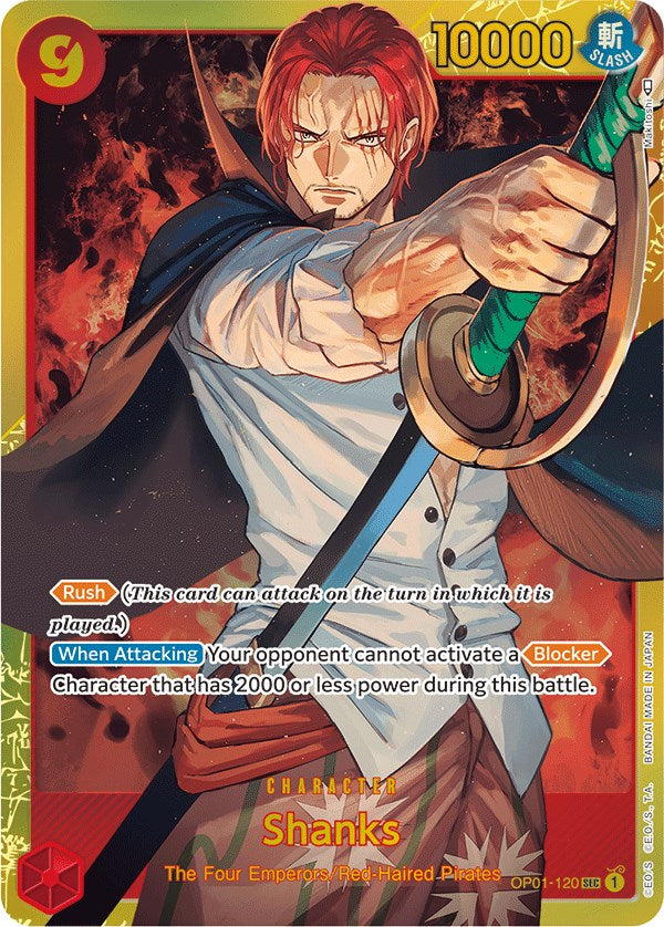 Shanks [Romance Dawn] | Cards and Coasters CA