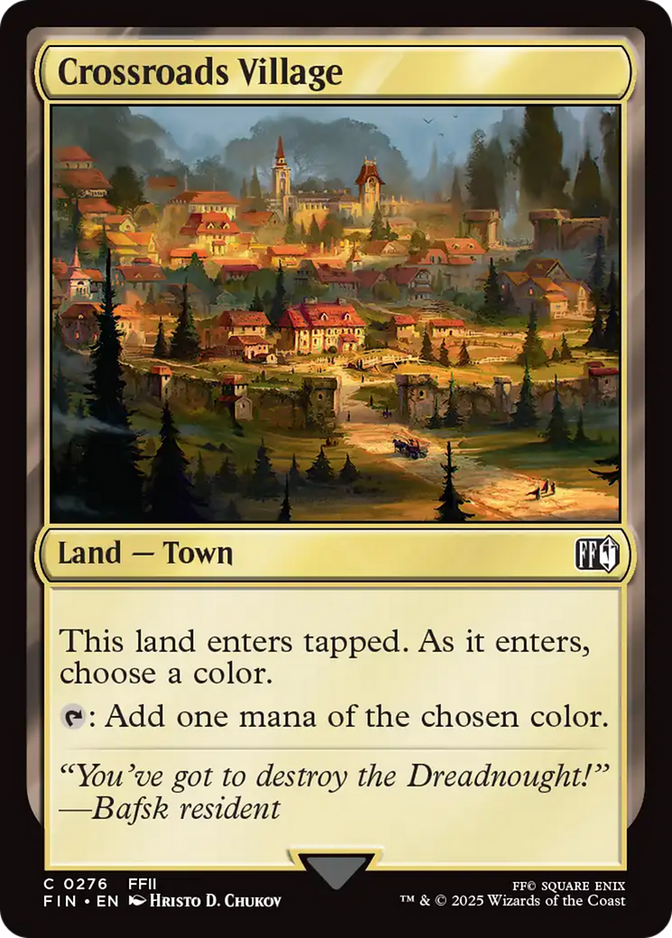 Crossroads Village [FINAL FANTASY] | Cards and Coasters CA