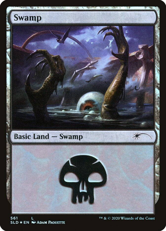 Swamp (Witchcraft) (561) [Secret Lair Drop Promos] | Cards and Coasters CA