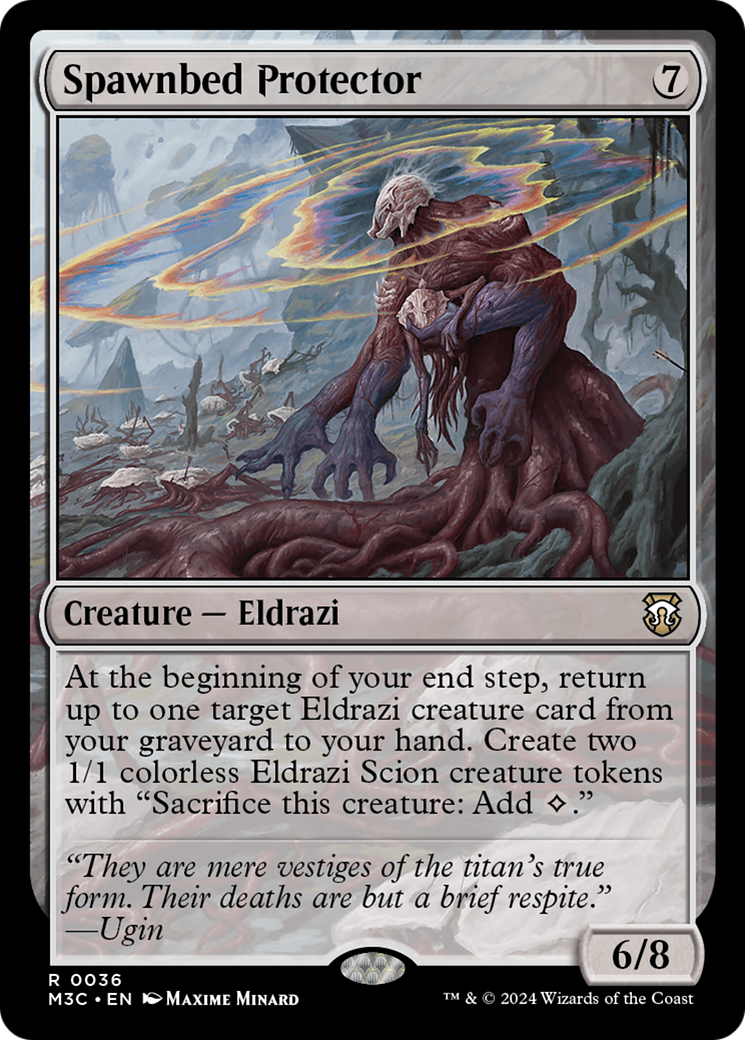 Spawnbed Protector (Ripple Foil) [Modern Horizons 3 Commander] | Cards and Coasters CA