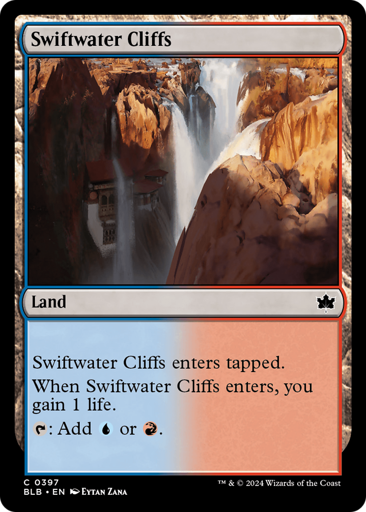 Swiftwater Cliffs [Bloomburrow] | Cards and Coasters CA