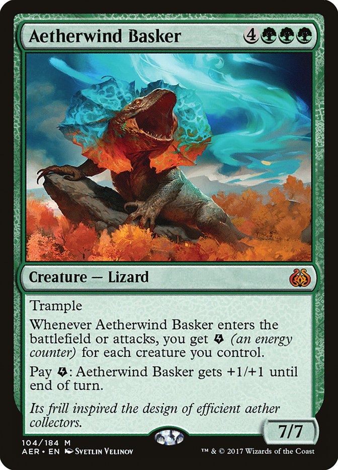 Aetherwind Basker [Aether Revolt] | Cards and Coasters CA