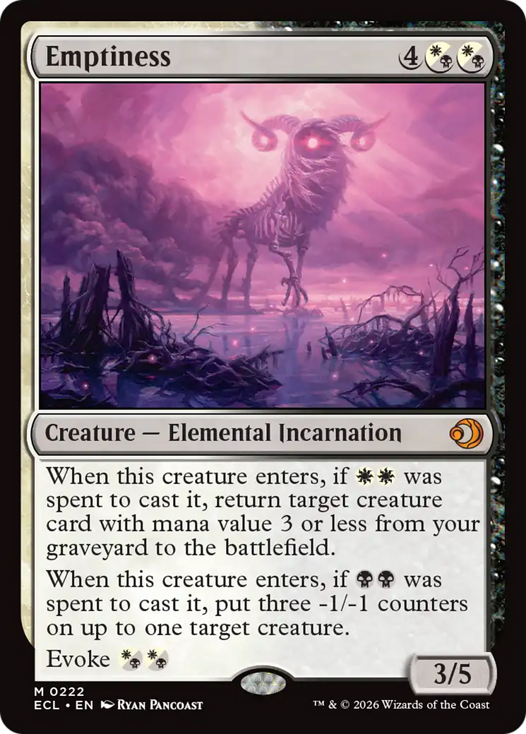 Emptiness [Lorwyn Eclipsed] | Cards and Coasters CA