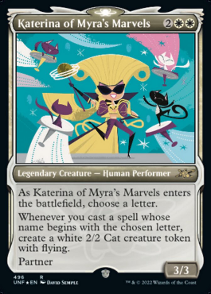 Katerina of Myra's Marvels (Showcase) (Galaxy Foil) [Unfinity] | Cards and Coasters CA