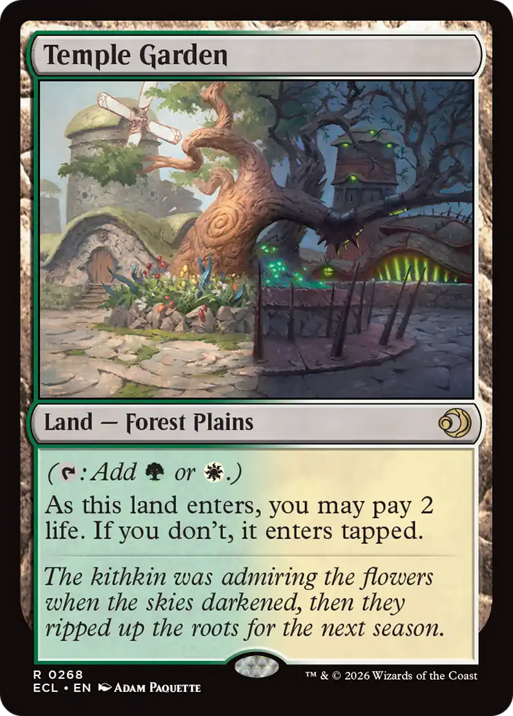 Temple Garden [Lorwyn Eclipsed] | Cards and Coasters CA