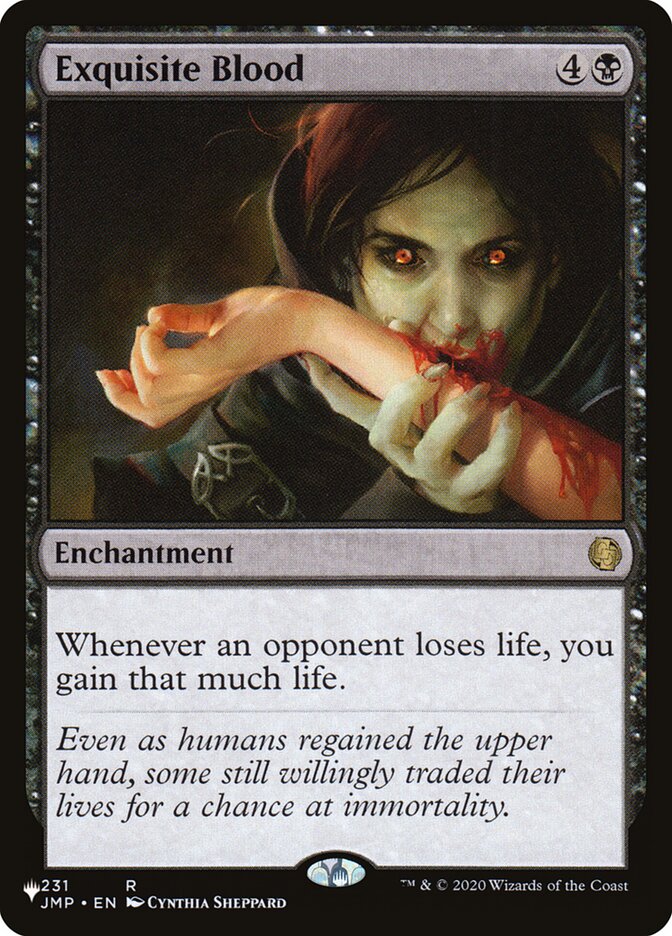 Exquisite Blood [The List] | Cards and Coasters CA
