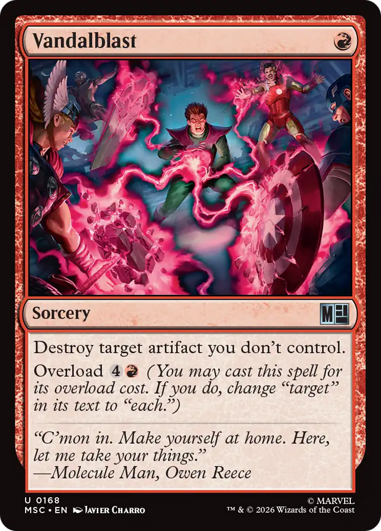 Vandalblast [Marvel Super Heroes Commander] | Cards and Coasters CA