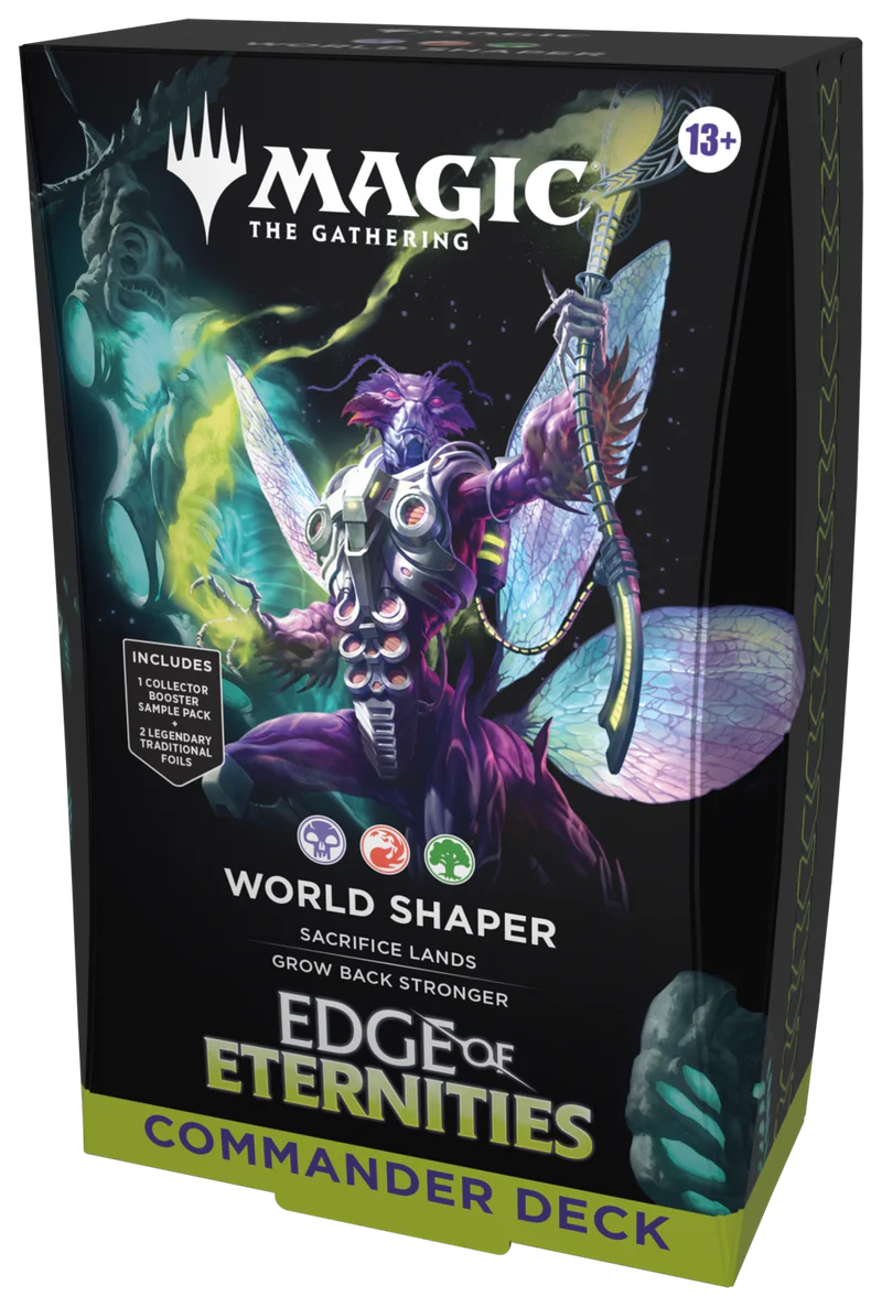 Magic: The Gathering Edge of Eternities -  World Shaper Commander Deck | Cards and Coasters CA