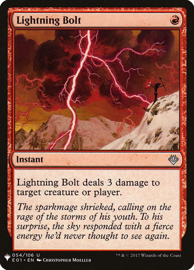 Lightning Bolt [Mystery Booster] | Cards and Coasters CA