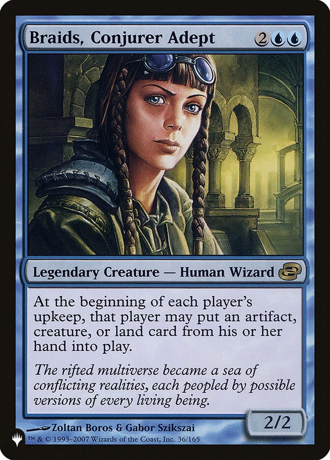Braids, Conjurer Adept [The List] | Cards and Coasters CA