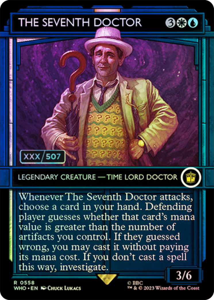 The Seventh Doctor (Serial Numbered) [Doctor Who] | Cards and Coasters CA