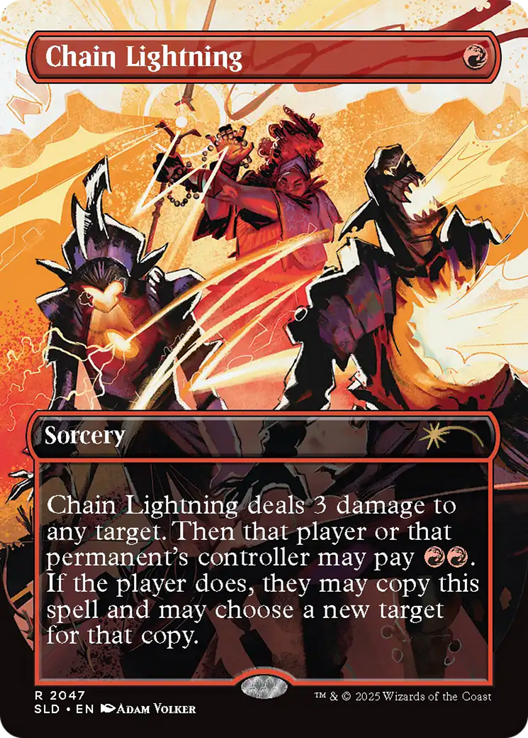 Chain Lightning (2047) [Secret Lair Drop Series] | Cards and Coasters CA