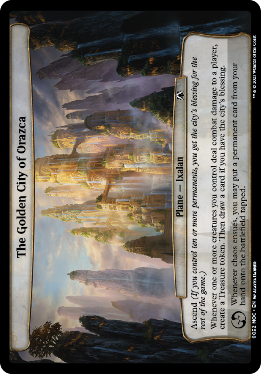 The Golden City of Orazca [March of the Machine Commander] | Cards and Coasters CA