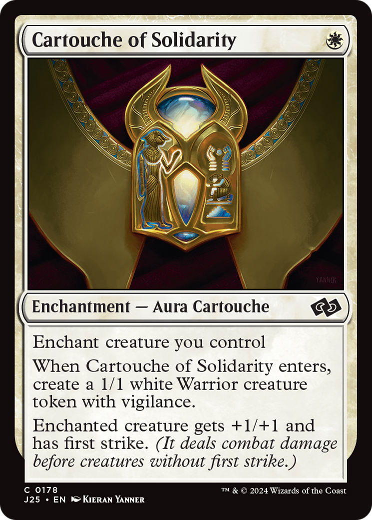 Cartouche of Solidarity [Foundations Jumpstart] | Cards and Coasters CA