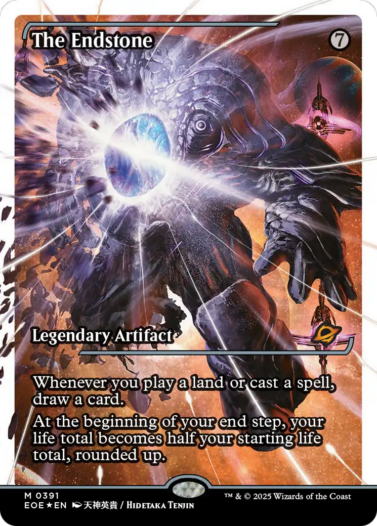The Endstone (Showcase) (Fracture Foil) [Edge of Eternities] | Cards and Coasters CA