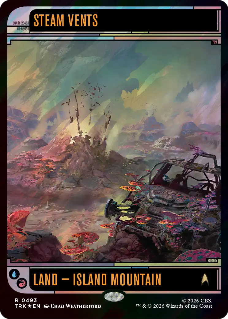 Steam Vents (Surge Foil) [Star Trek] | Cards and Coasters CA