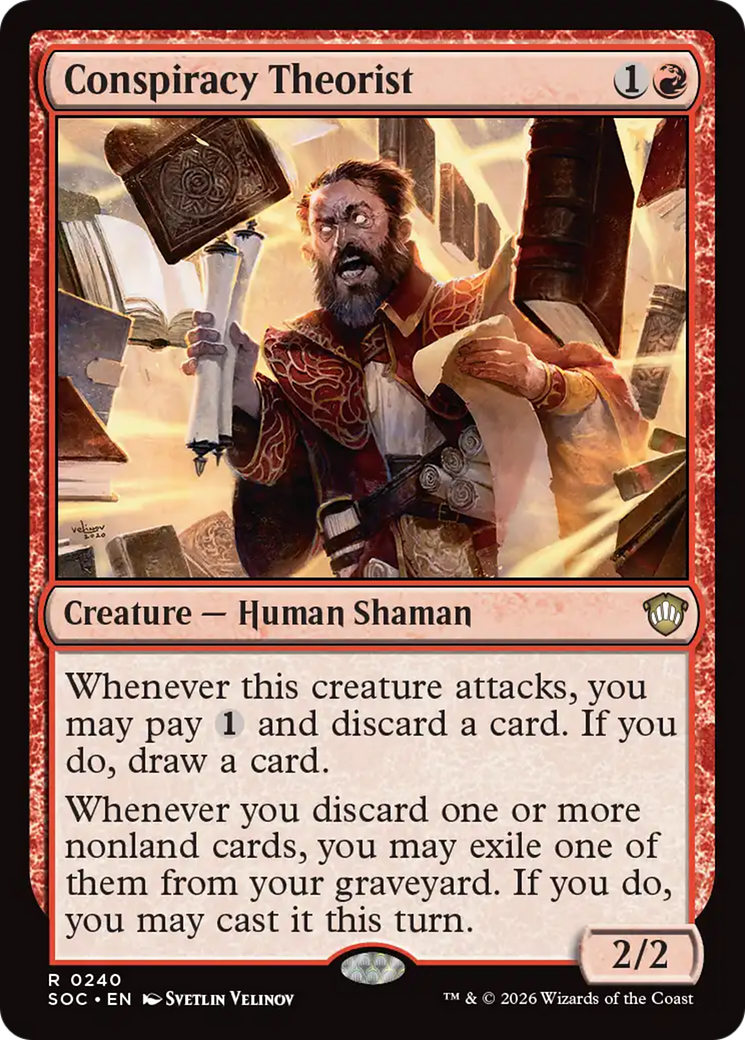 Conspiracy Theorist [Secrets of Strixhaven Commander] | Cards and Coasters CA