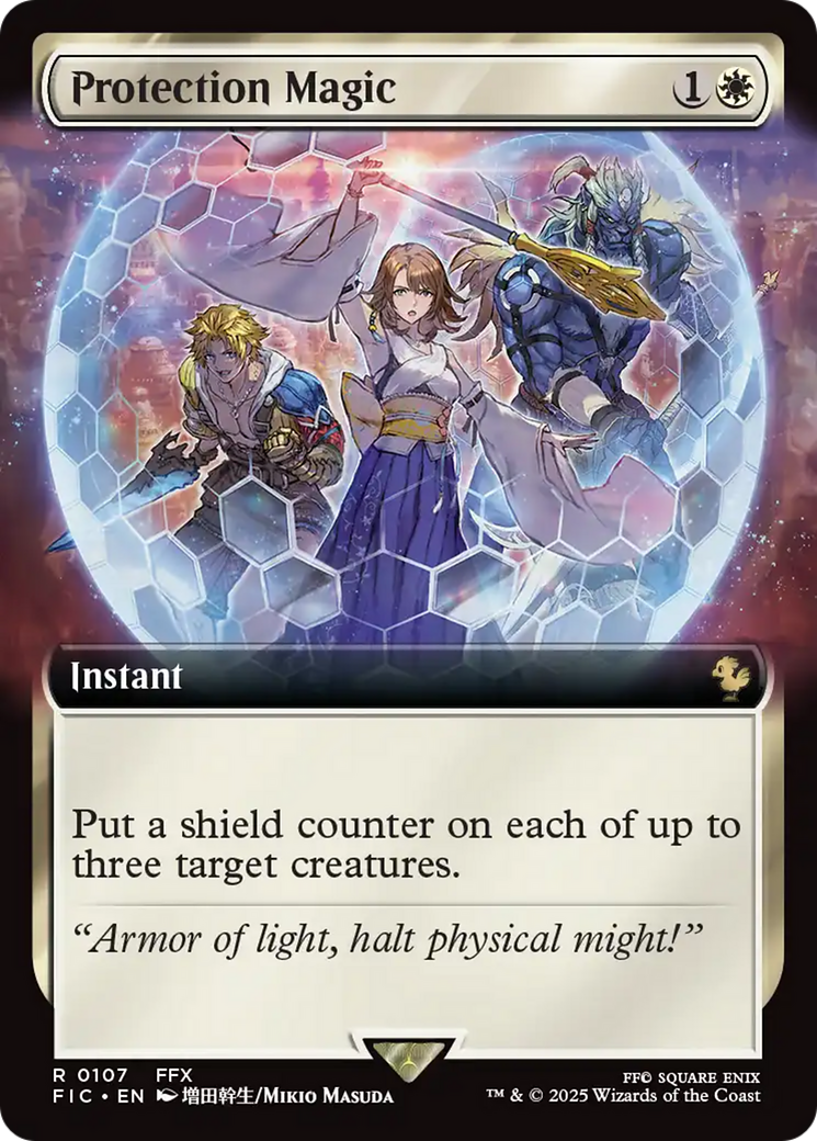 Protection Magic (Extended Art) [FINAL FANTASY Commander] | Cards and Coasters CA
