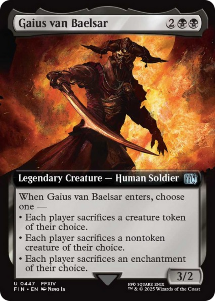 Gaius van Baelsar (Extended Art) [FINAL FANTASY] | Cards and Coasters CA