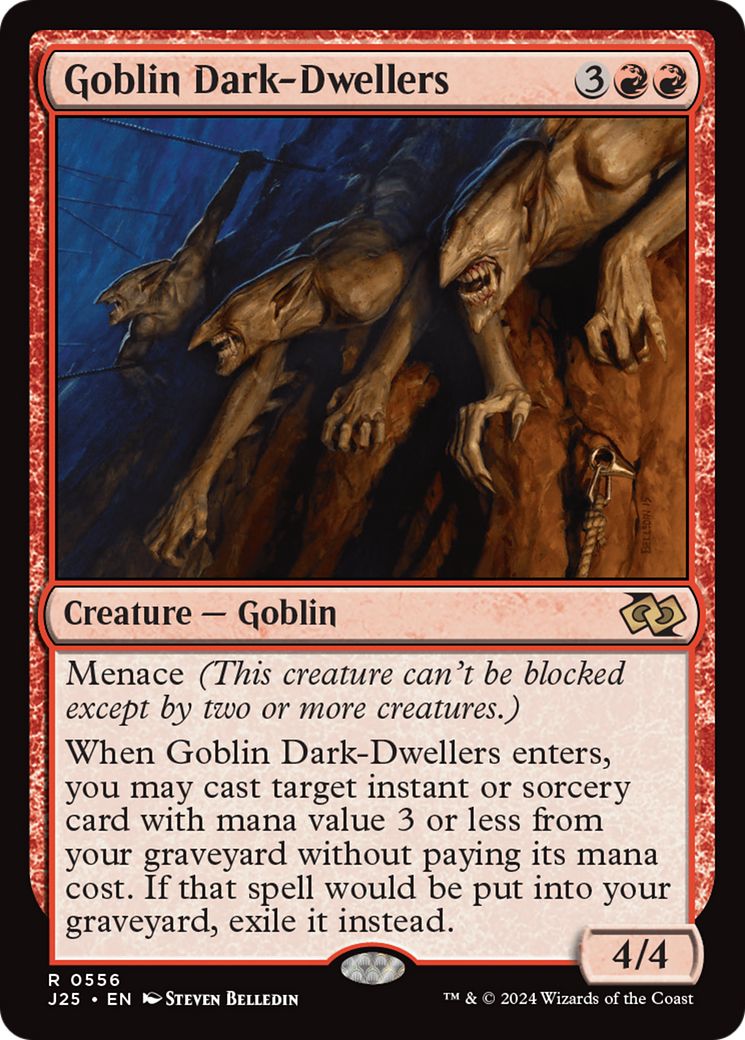 Goblin Dark-Dwellers [Foundations Jumpstart] | Cards and Coasters CA