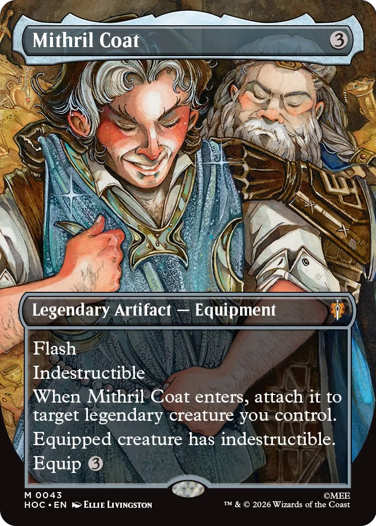 Mithril Coat (Borderless) [The Hobbit: Eternal-Legal] | Cards and Coasters CA