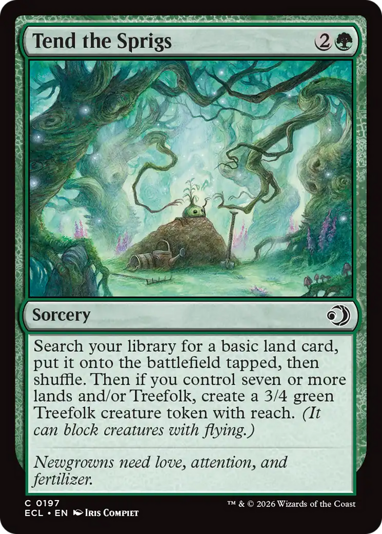 Tend the Sprigs [Lorwyn Eclipsed] | Cards and Coasters CA