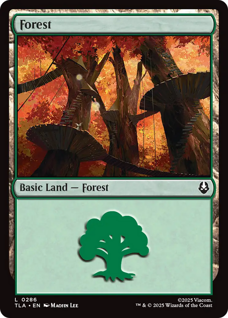 Forest (0286) [Avatar: The Last Airbender] | Cards and Coasters CA