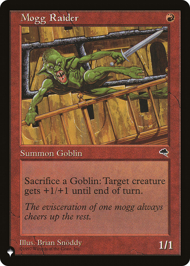 Mogg Raider [The List Reprints] | Cards and Coasters CA