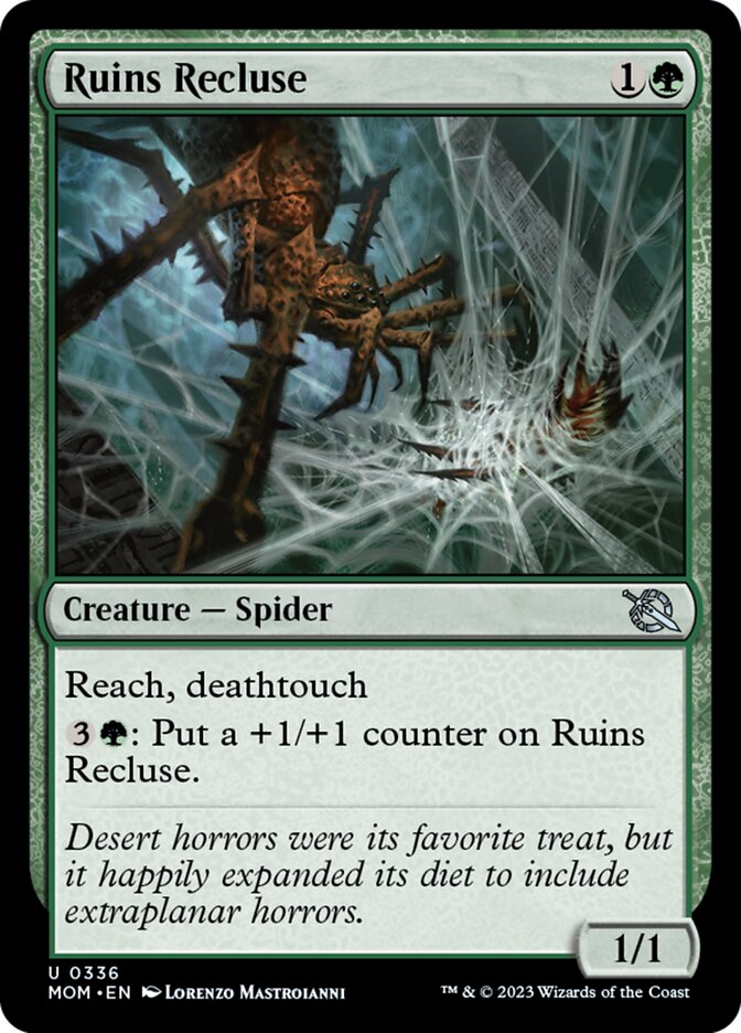 Ruins Recluse [March of the Machine] | Cards and Coasters CA