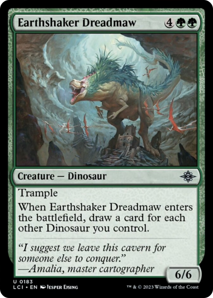 Earthshaker Dreadmaw [The Lost Caverns of Ixalan] | Cards and Coasters CA