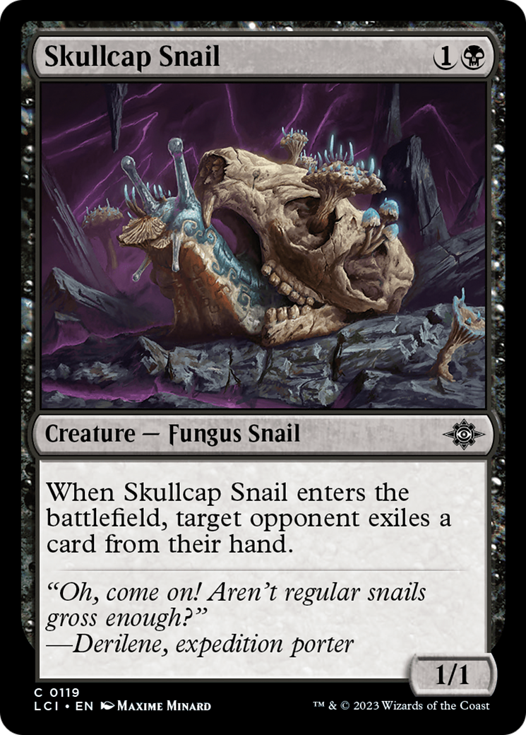 Skullcap Snail [The Lost Caverns of Ixalan] | Cards and Coasters CA