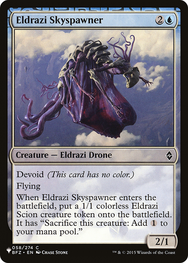 Eldrazi Skyspawner [The List Reprints] | Cards and Coasters CA