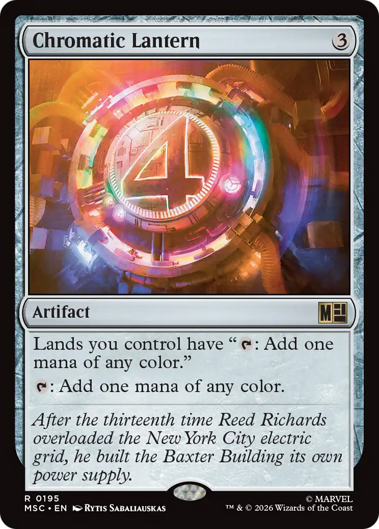 Chromatic Lantern [Marvel Super Heroes Commander] | Cards and Coasters CA