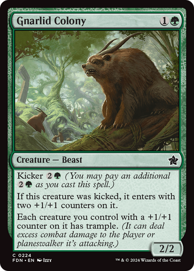 Gnarlid Colony [Foundations] | Cards and Coasters CA
