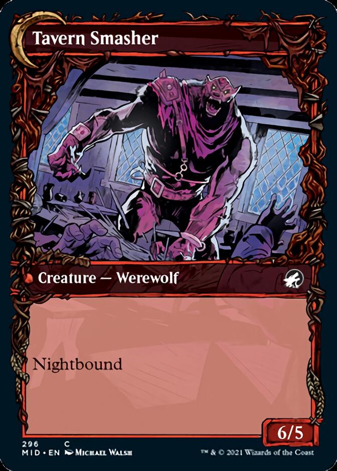 Tavern Ruffian // Tavern Smasher (Showcase Equinox) [Innistrad: Midnight Hunt] | Cards and Coasters CA