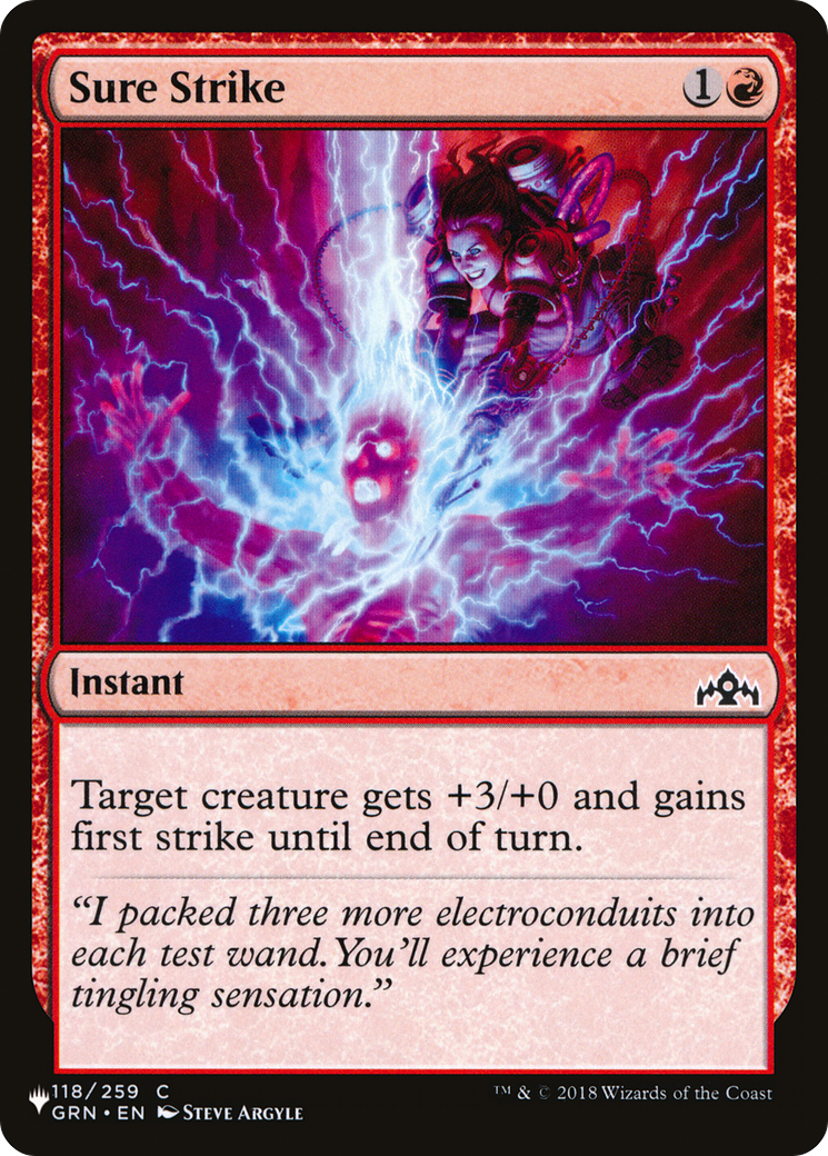 Sure Strike [The List] | Cards and Coasters CA
