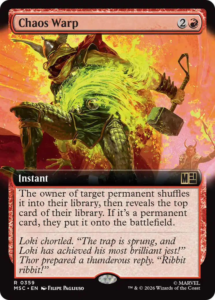 Chaos Warp (Extended Art) [Marvel Super Heroes Commander] | Cards and Coasters CA