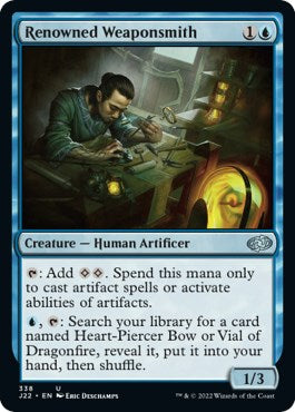 Renowned Weaponsmith [Jumpstart 2022] | Cards and Coasters CA