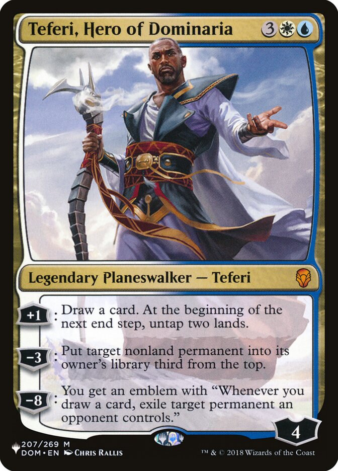 Teferi, Hero of Dominaria [The List] | Cards and Coasters CA