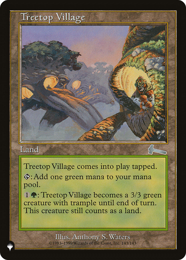 Treetop Village [The List] | Cards and Coasters CA