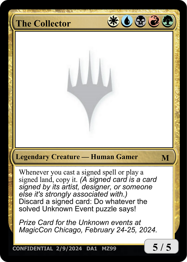 The Collector [Unknown Event] | Cards and Coasters CA