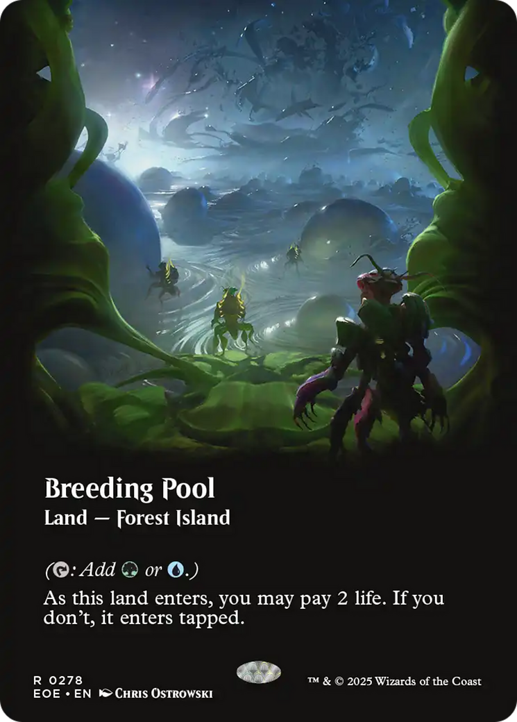 Breeding Pool (Borderless) [Edge of Eternities] | Cards and Coasters CA